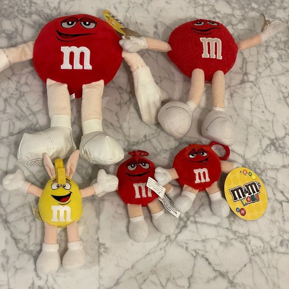 M&M's World/Galerie Plush Dolls (Key/Window/Velcro/Etc) (5 Assorted Dolls) - Picture 1 of 13